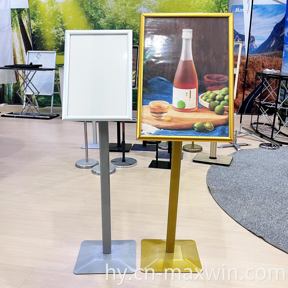 Գովազդային պաստառների ցուցադրման դարակ Promotional Poster Display Rack